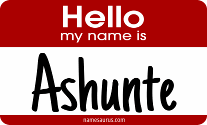 Hello my name is Ashunte png download