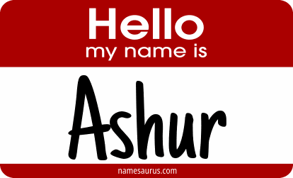 Hello my name is Ashur png download