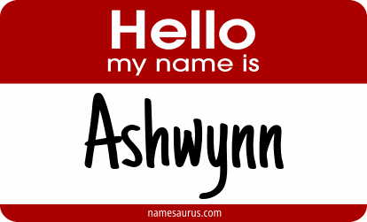 Hello my name is Ashwynn png download