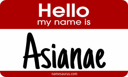 Hello my name is Asianae png download