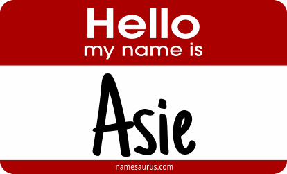 Hello my name is Asie png download