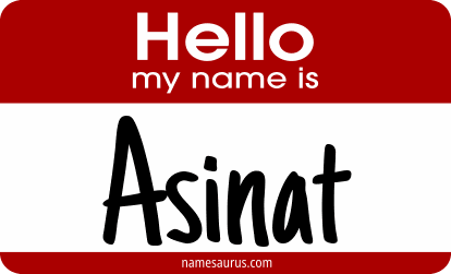 Hello my name is Asinat png download