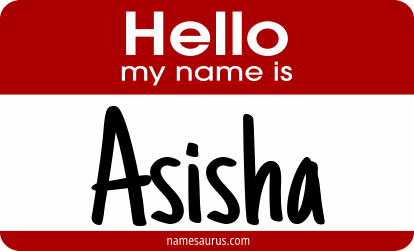Hello my name is Asisha png download