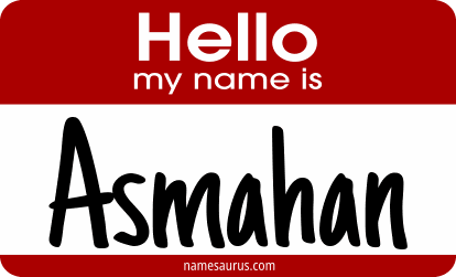 Hello my name is Asmahan png download