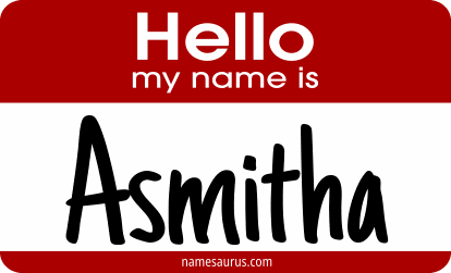Hello my name is Asmitha png download