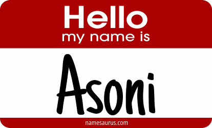 Hello my name is Asoni png download