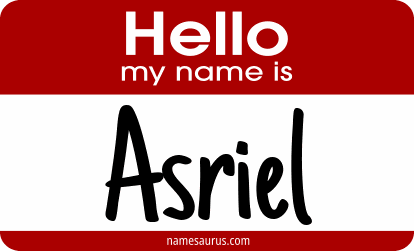 Hello my name is Asriel png download