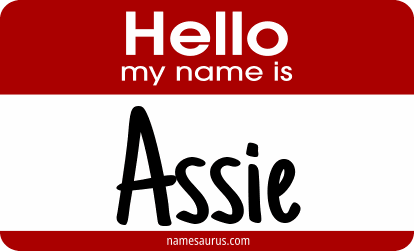 Hello my name is Assie png download