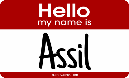 Hello my name is Assil png download