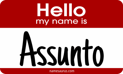 Hello my name is Assunto png download