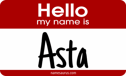 Hello my name is Asta png download