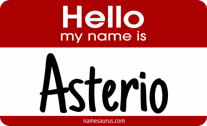 Hello my name is Asterio png download