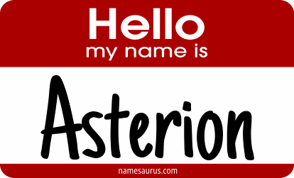 Hello my name is Asterion png download
