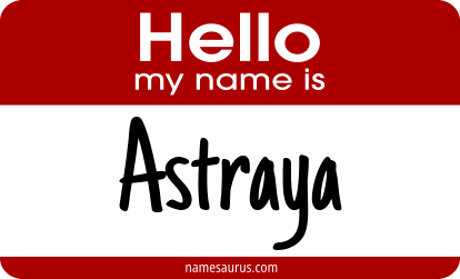 Hello my name is Astraya png download