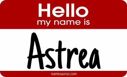 Hello my name is Astrea png download