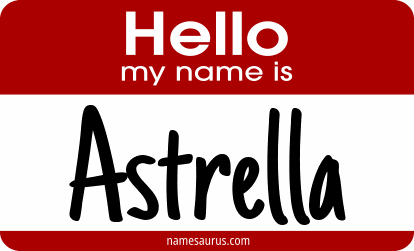 Hello my name is Astrella png download