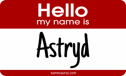 Hello my name is Astryd png download