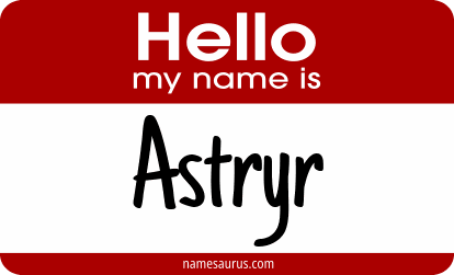 Hello my name is Astryr png download