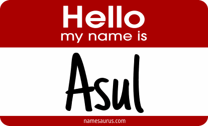 Hello my name is Asul png download