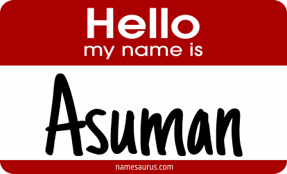 Hello my name is Asuman png download