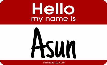 Hello my name is Asun png download