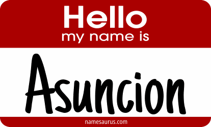Hello my name is Asuncion png download