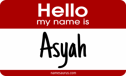 Hello my name is Asyah png download