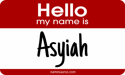 Hello my name is Asyiah png download