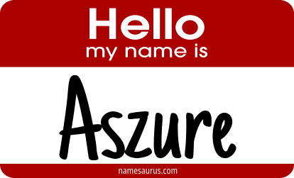 Hello my name is Aszure png download