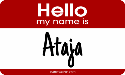 Hello my name is Ataja png download
