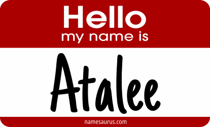 Hello my name is Atalee png download