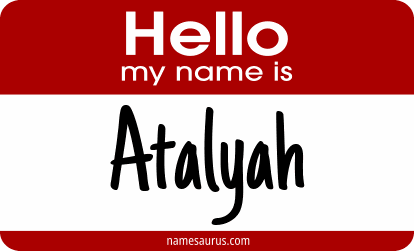 Hello my name is Atalyah png download