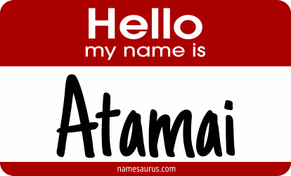 Hello my name is Atamai png download