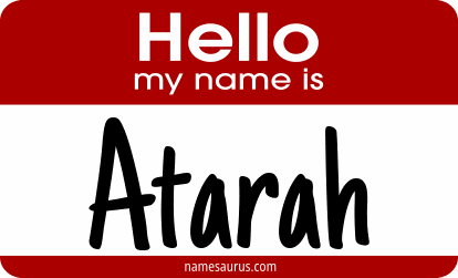 Hello my name is Atarah png download