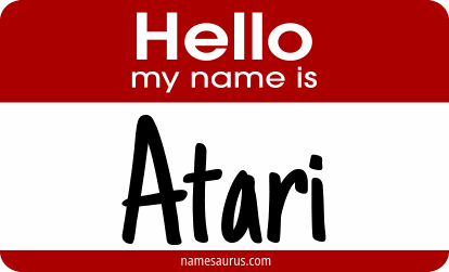 Hello my name is Atari png download