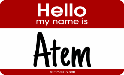 Hello my name is Atem png download