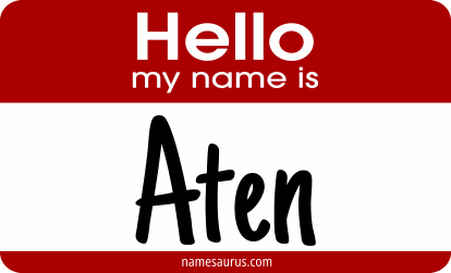 Hello my name is Aten png download