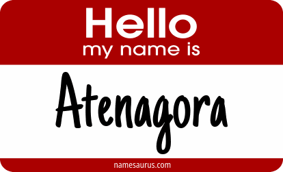 Hello my name is Atenagora png download