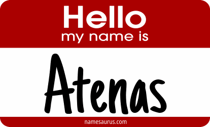 Hello my name is Atenas png download
