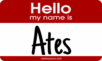 Hello my name is Ates png download