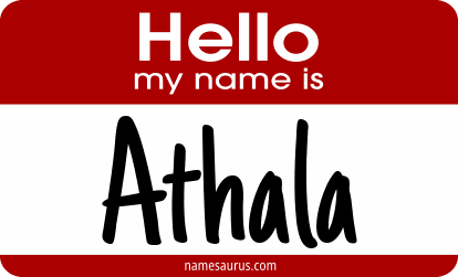 Hello my name is Athala png download