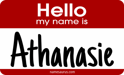 Hello my name is Athanasie png download