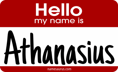 Hello my name is Athanasius png download