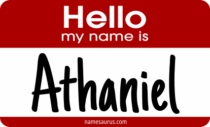 Hello my name is Athaniel png download