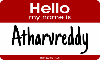 Hello my name is Atharvreddy png download