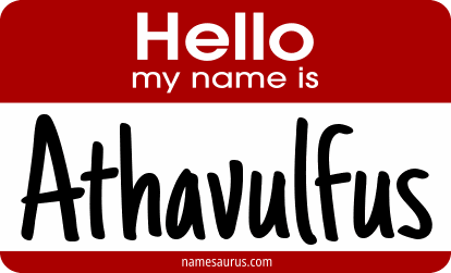 Hello my name is Athavulfus png download