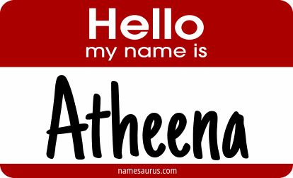 Hello my name is Atheena png download