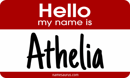 Hello my name is Athelia png download