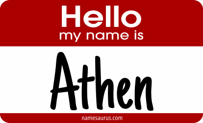 Hello my name is Athen png download