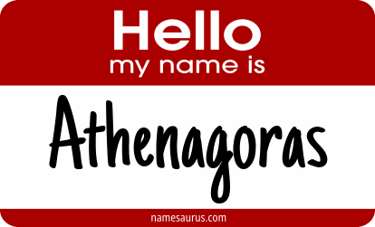 Hello my name is Athenagoras png download